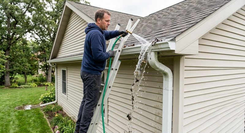 Rain Gutter Clearing in Annapolis, MD